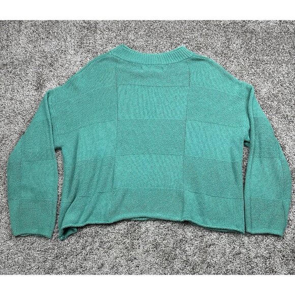 Free People‎ Beach Sweater Knit S Boxy Fit Pullover Coastal Grandma Aesthetic - Picture 8 of 8